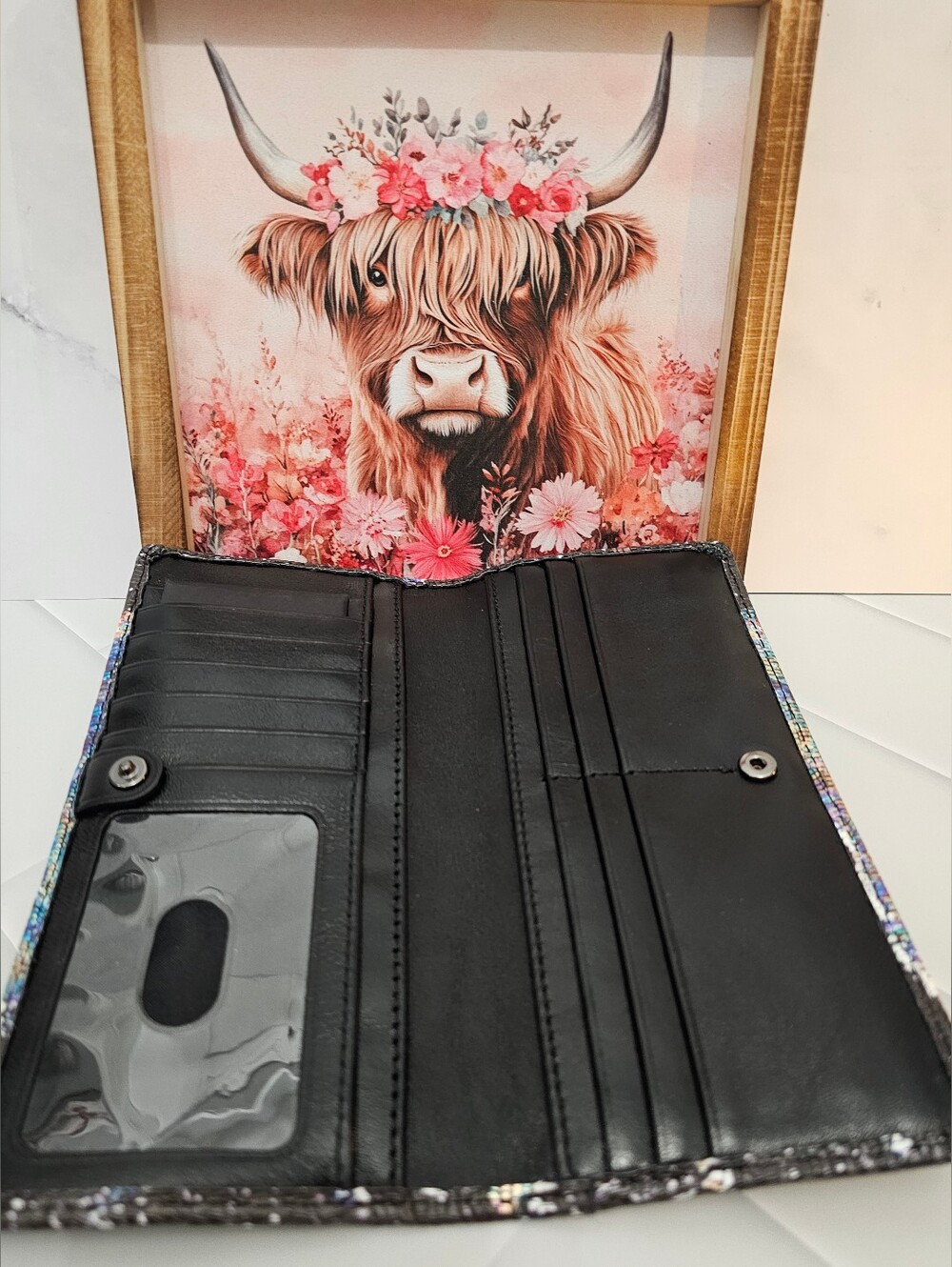 Brahmin Ady Wallet Multi Spectacle NWT Gunmetal Hardware - Picture 6 of 9
